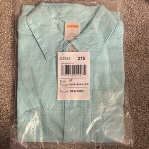 Gymboree Sea Kiss Light Blue Button-Down Shirt for Kids